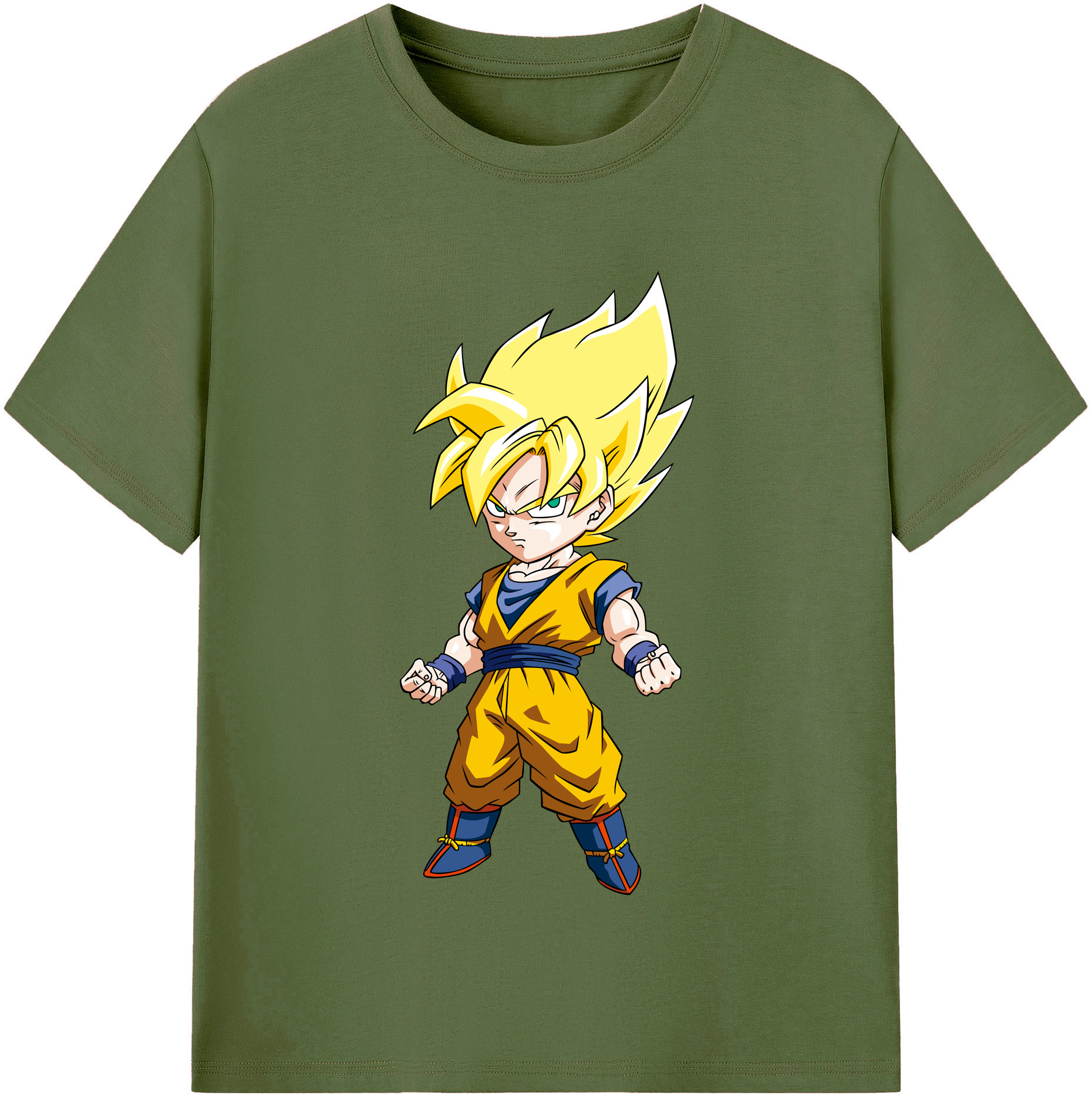 （画像用） ドラゴンボール 孫悟空（そん ごくう）Son Goku カカロット DRAGON BALL Kakarotto 綿100％半袖Tシャツ（フロントプリント）